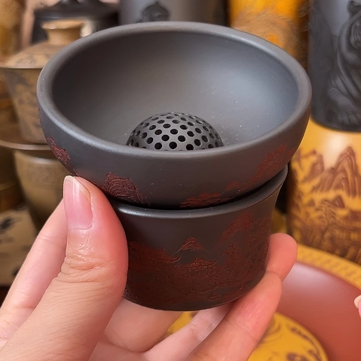 茶杯紫砂宜兴紫砂茶杯正品