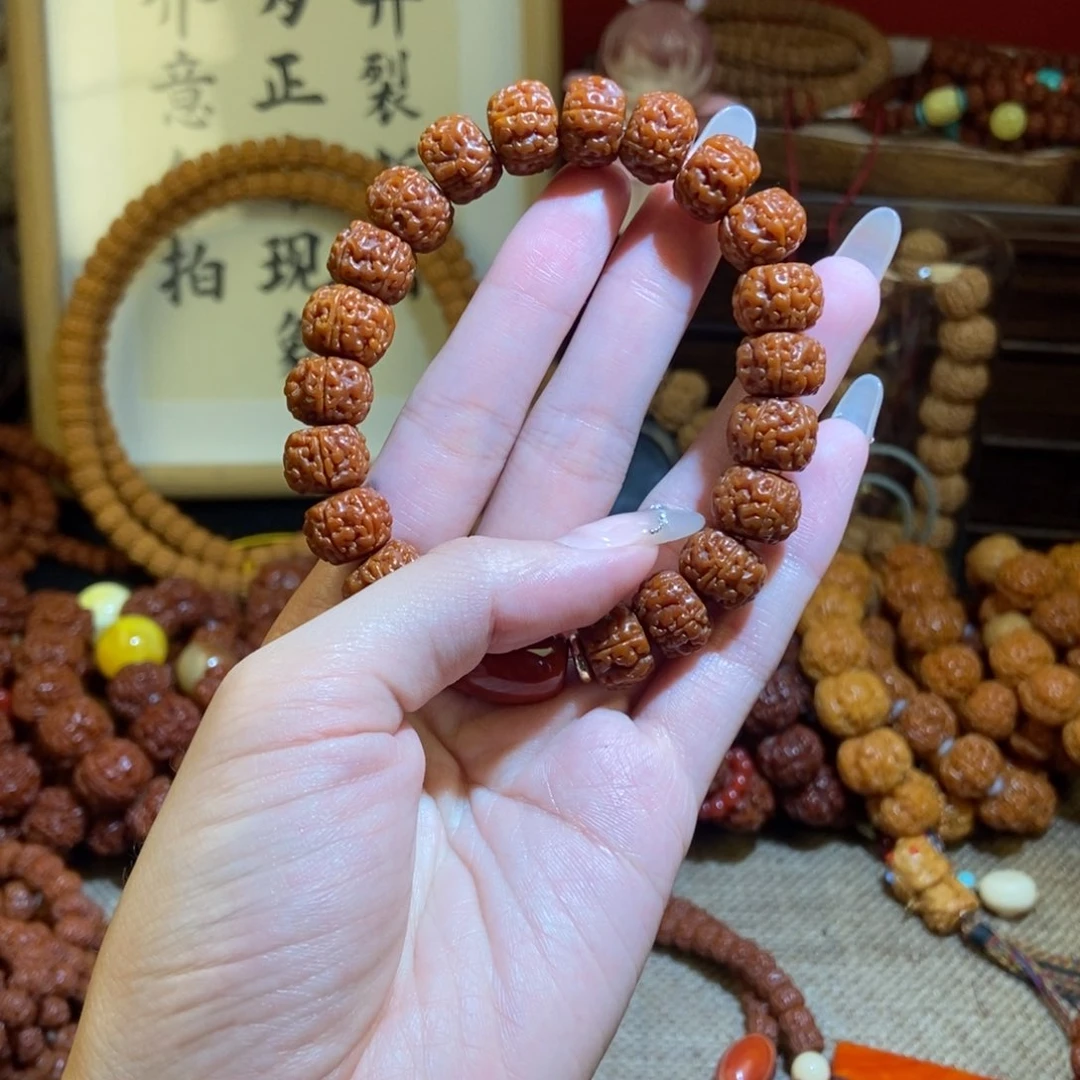 金刚菩提手串125龙切玉化单圈