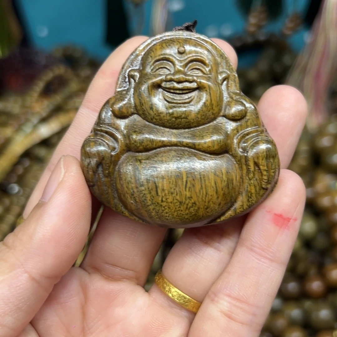 维腊木（绿檀）无事牌