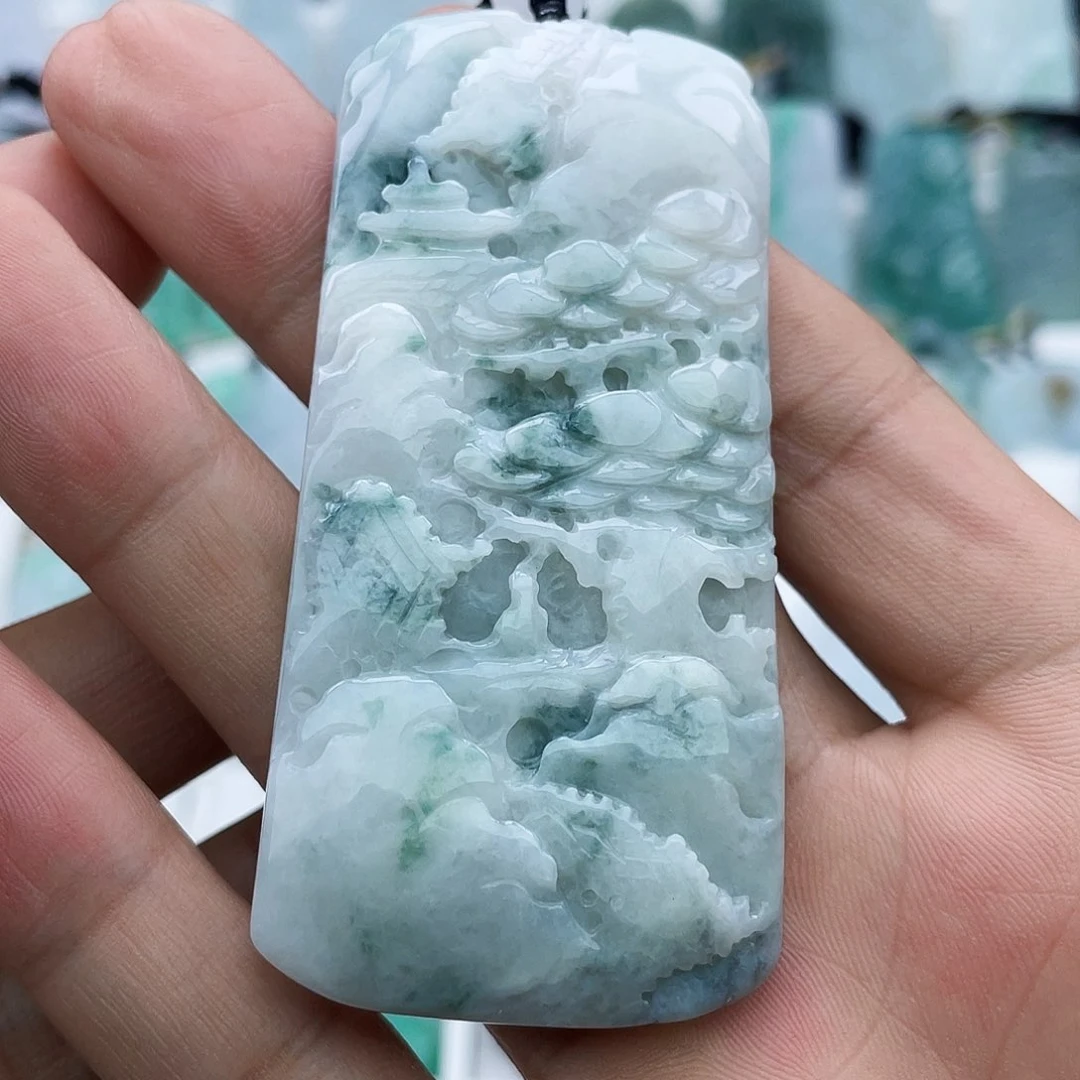 颈饰未镶嵌翡翠翡翠
