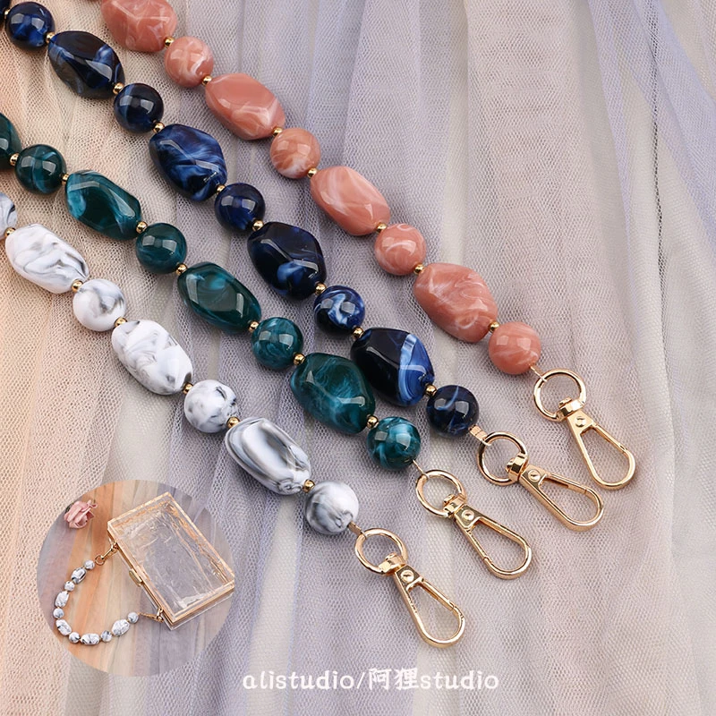 阿狸手工复古款亚克力链条手提手拎包带树脂链子diy配件装饰链潮