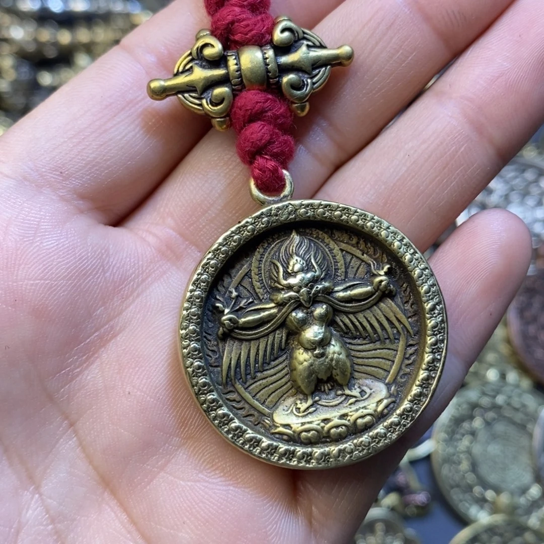 藏式大鹏鸟搭配挂件