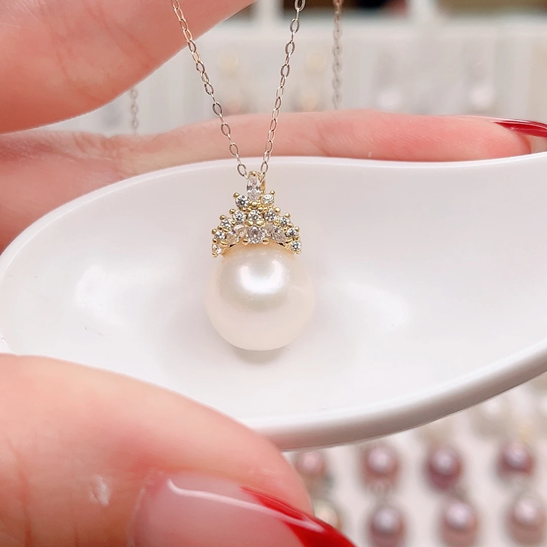 淡水珍珠吊坠(赠链)合金