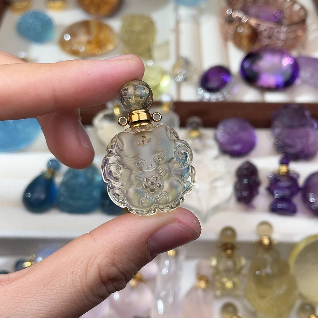 水晶颈饰未镶嵌不****陈天然水晶吊坠334