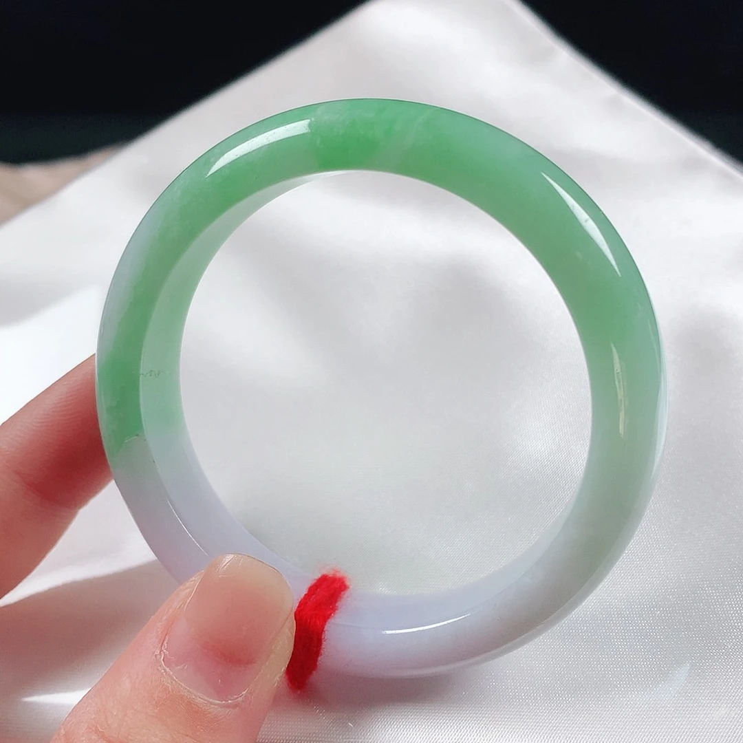 翡翠手镯未镶嵌52圈0995