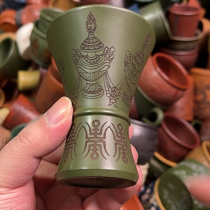 紫砂茶杯全手工紫砂主人杯