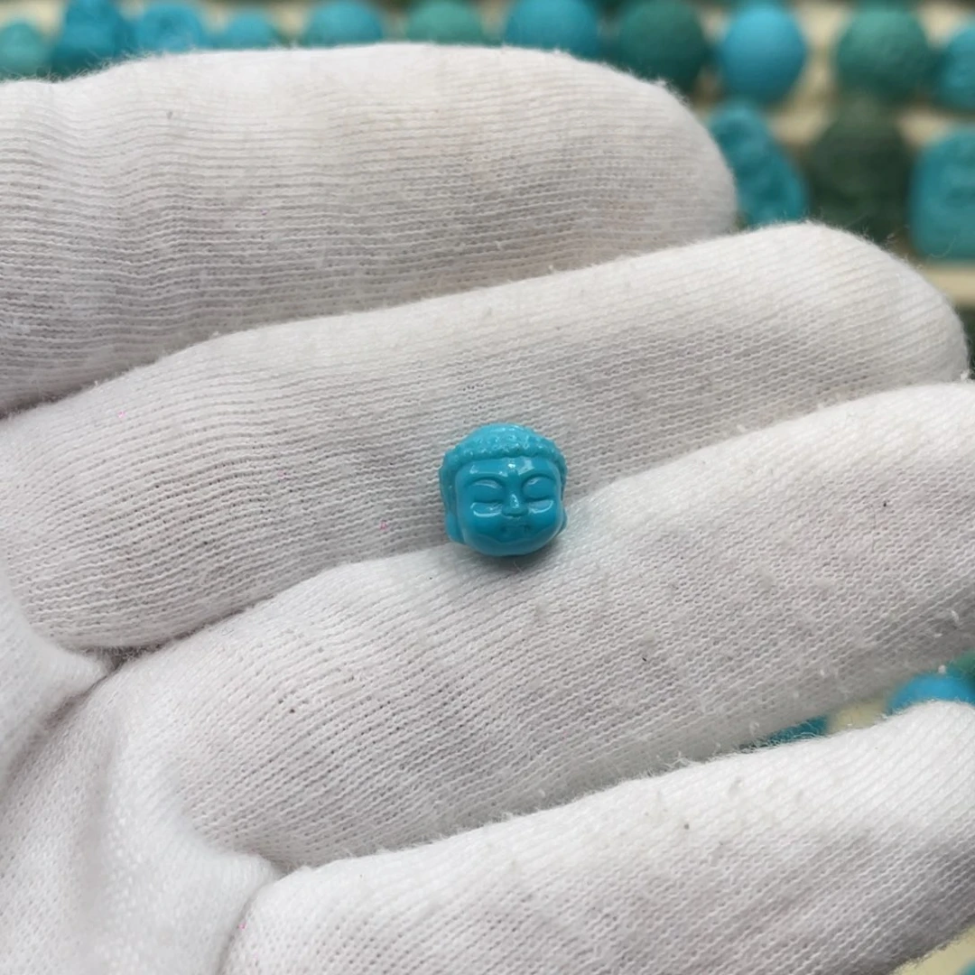 绿松石未镶嵌颈饰卡8.5