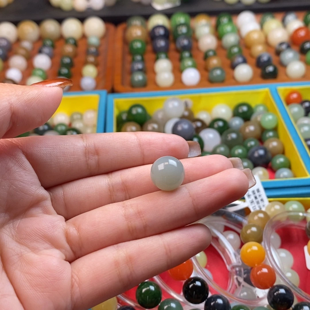 和田玉未镶嵌珠宝奇石福利且末蓝单珠z12