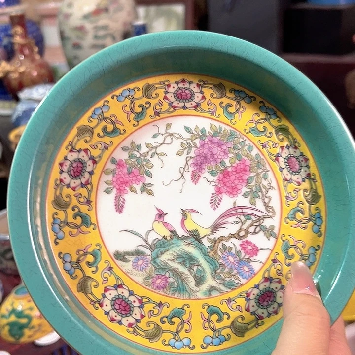 本山绿泥茶杯景德镇陶瓷