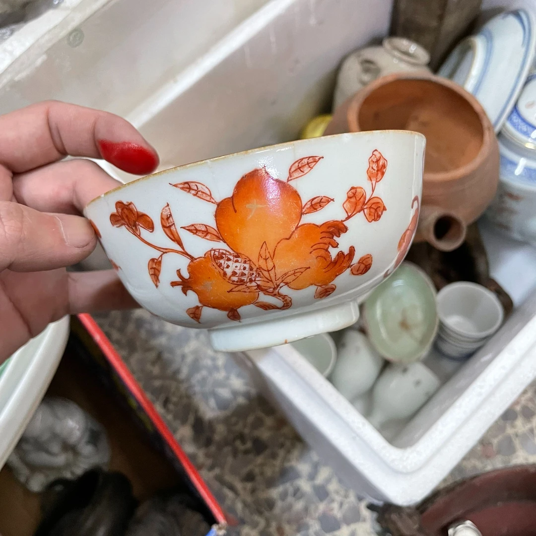 小圆直播瓷器改价链接直播间为准一物一拍碗手工陶瓷小碗