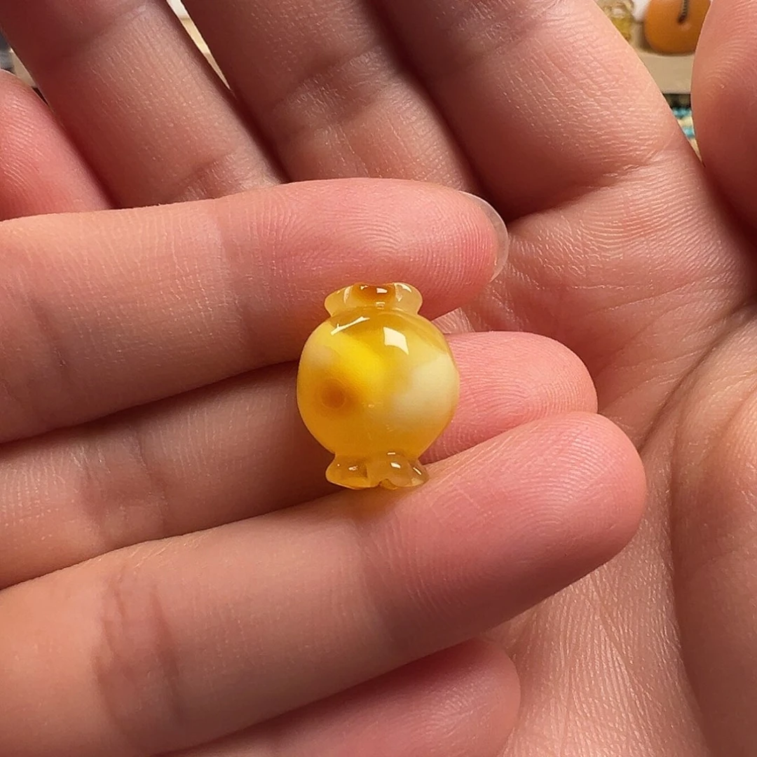 蜜蜡颈饰未镶嵌糖果（打孔不退换）