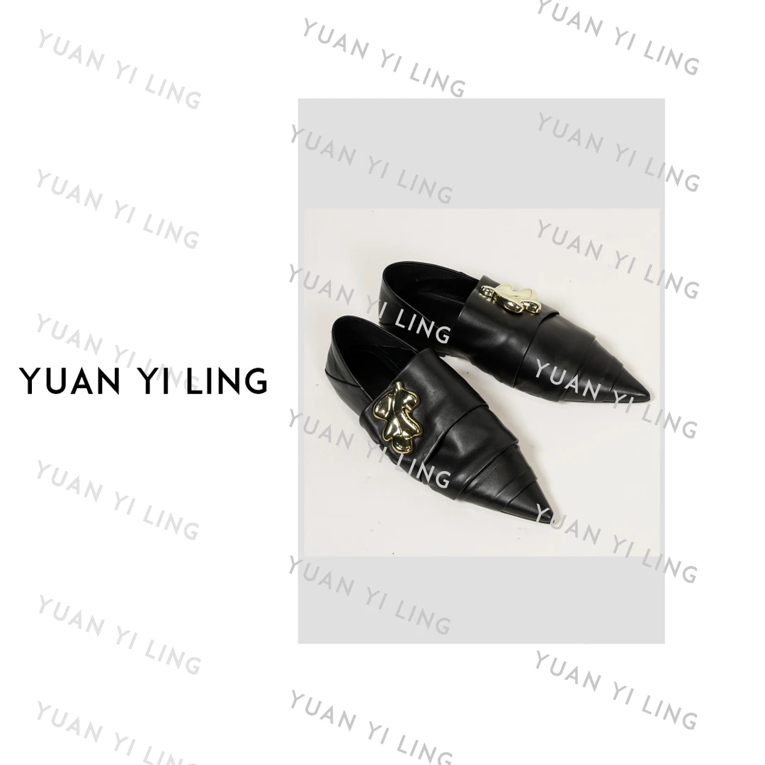YUAN YI LING【原创系列】高奢乐福鞋（限购1单 请谨慎下单）叶乐福鞋