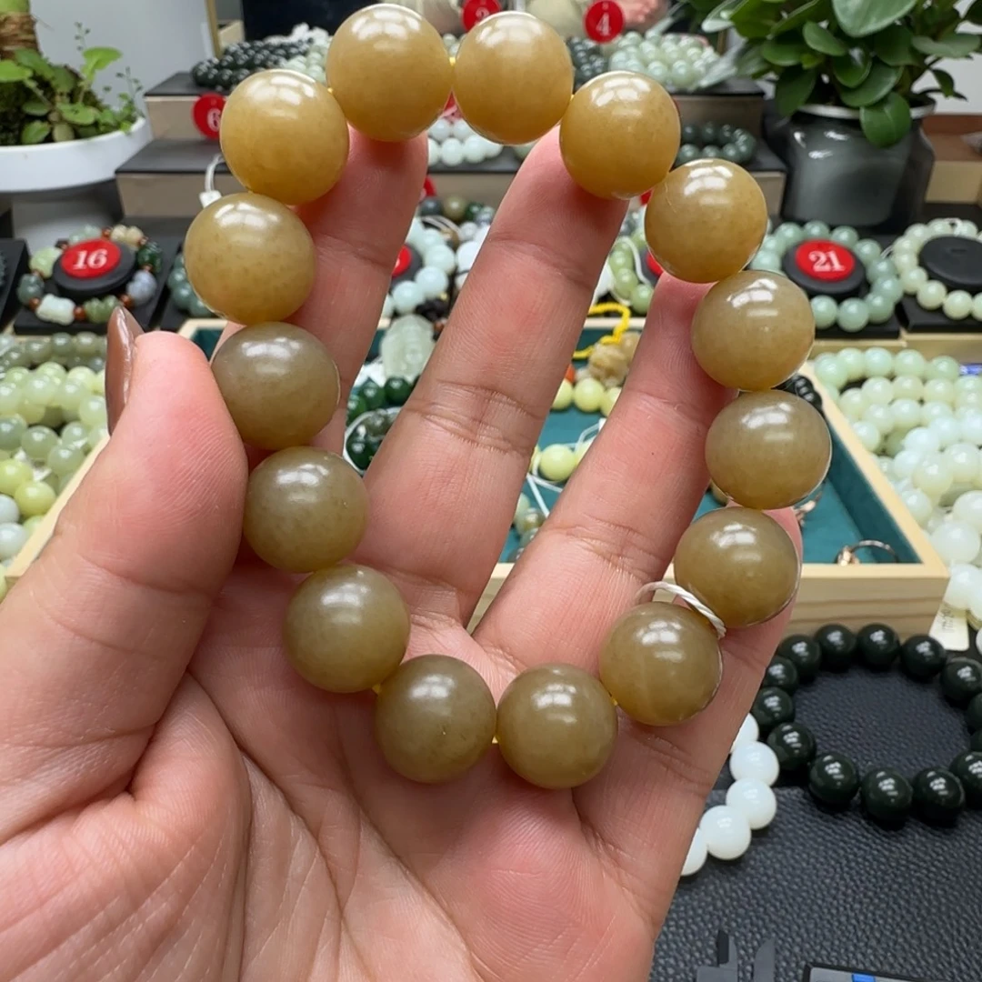 和田玉未镶嵌手链15