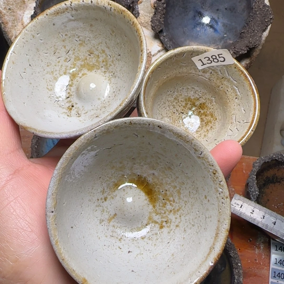 周***儿茶盏柴烧建盏闪购链接3个