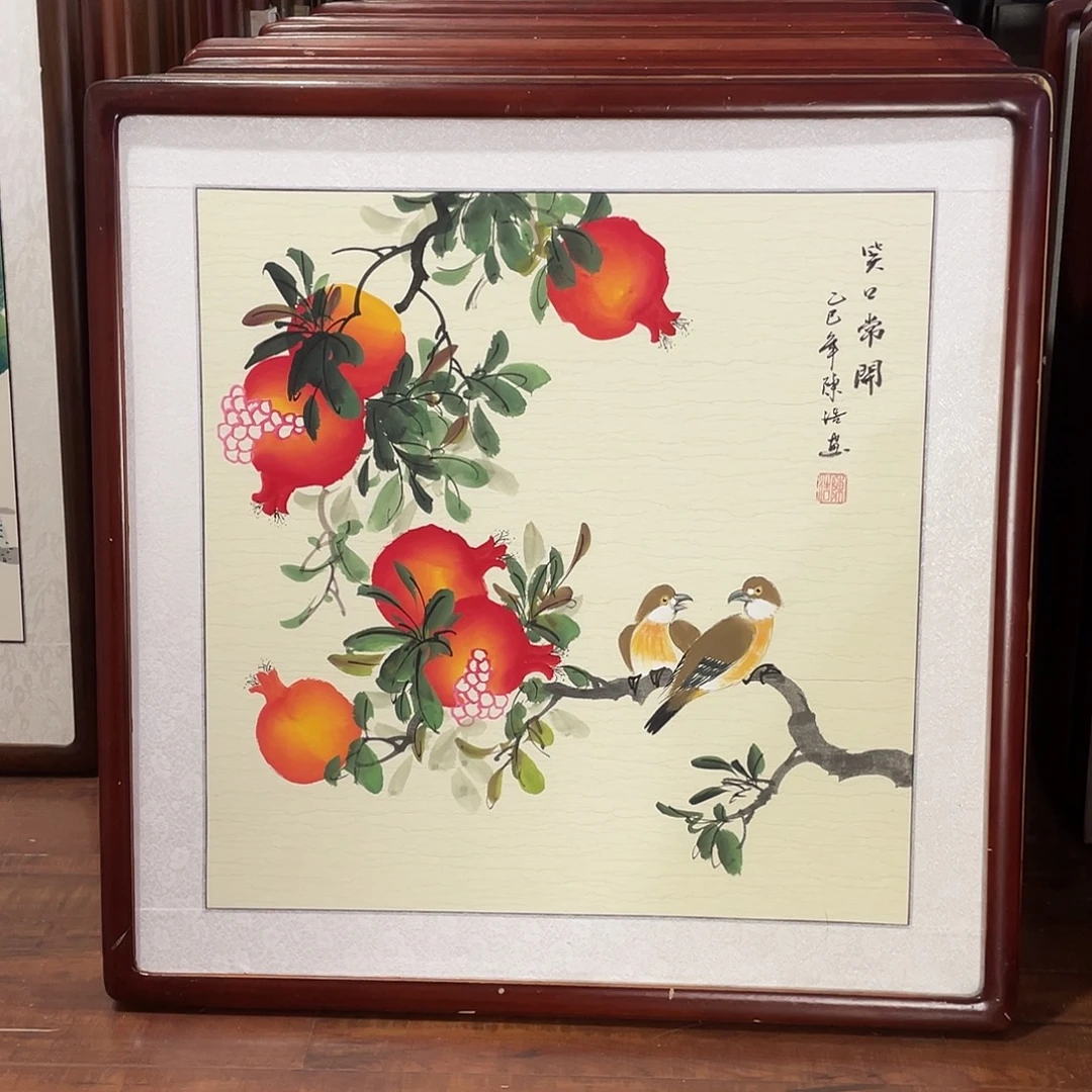 国画带框尺寸63*63厘米