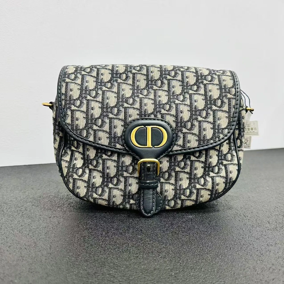 99新 DIOR/迪奥 壹所奢品/老花bobby 中号 斜挎包 双12