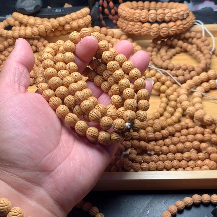 鱼***桃核吊坠野生精品小桃和散籽