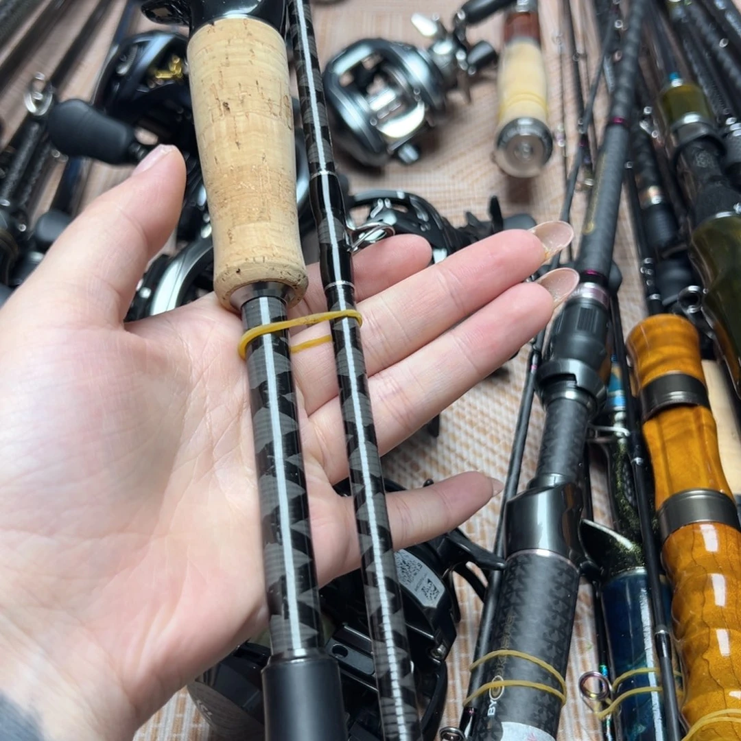 3.8m碳素黑武士枪柄21ml