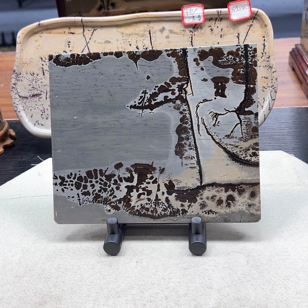 广西石广西天然国画石