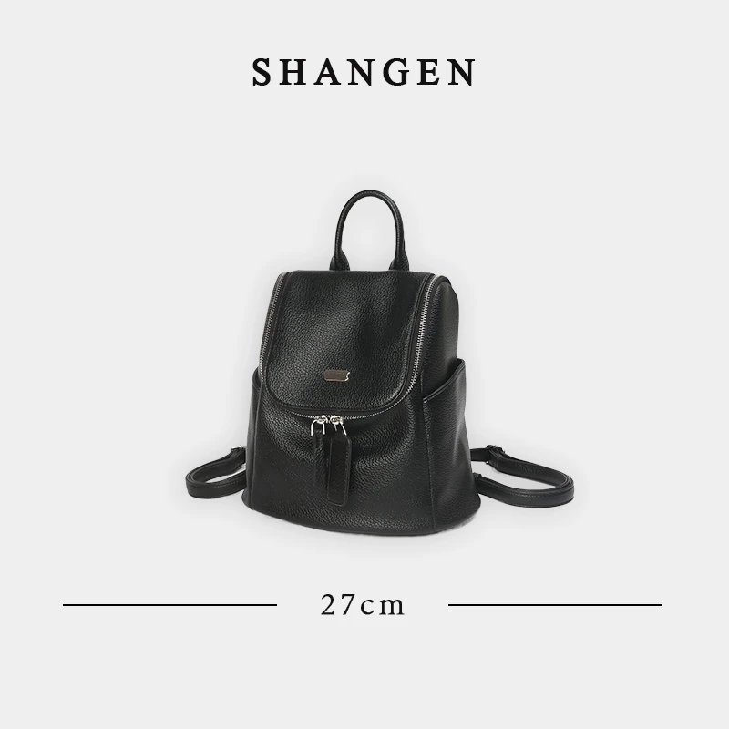 【尚恩CC】SKL-7521-黑色-轻奢时尚女士新款手提双肩包