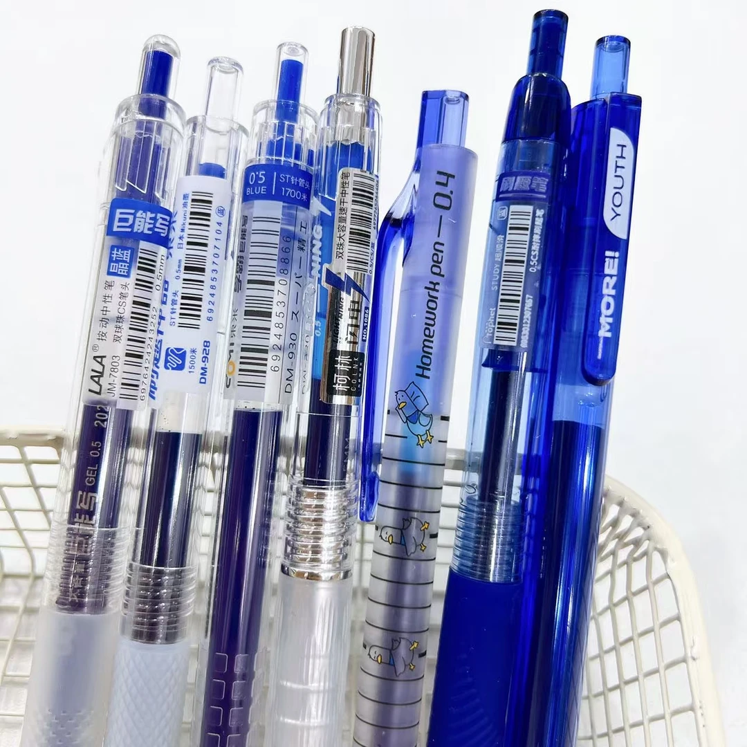 【蓝墨/7支】A03墨多多小鸭先行闪电刷题神器..掉封蜡不售后