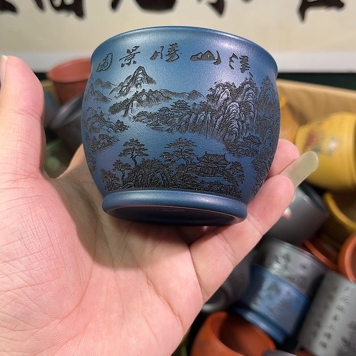 茶杯紫砂全手工紫砂主人杯