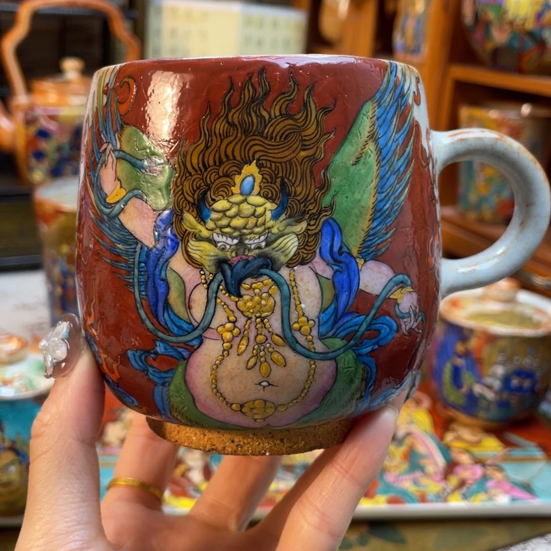 金翅大鹏鸟志野马克杯