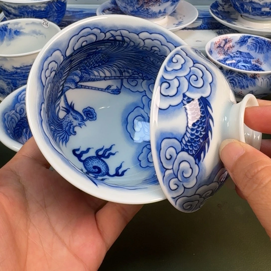 景德镇纯手绘茶具圆圆251