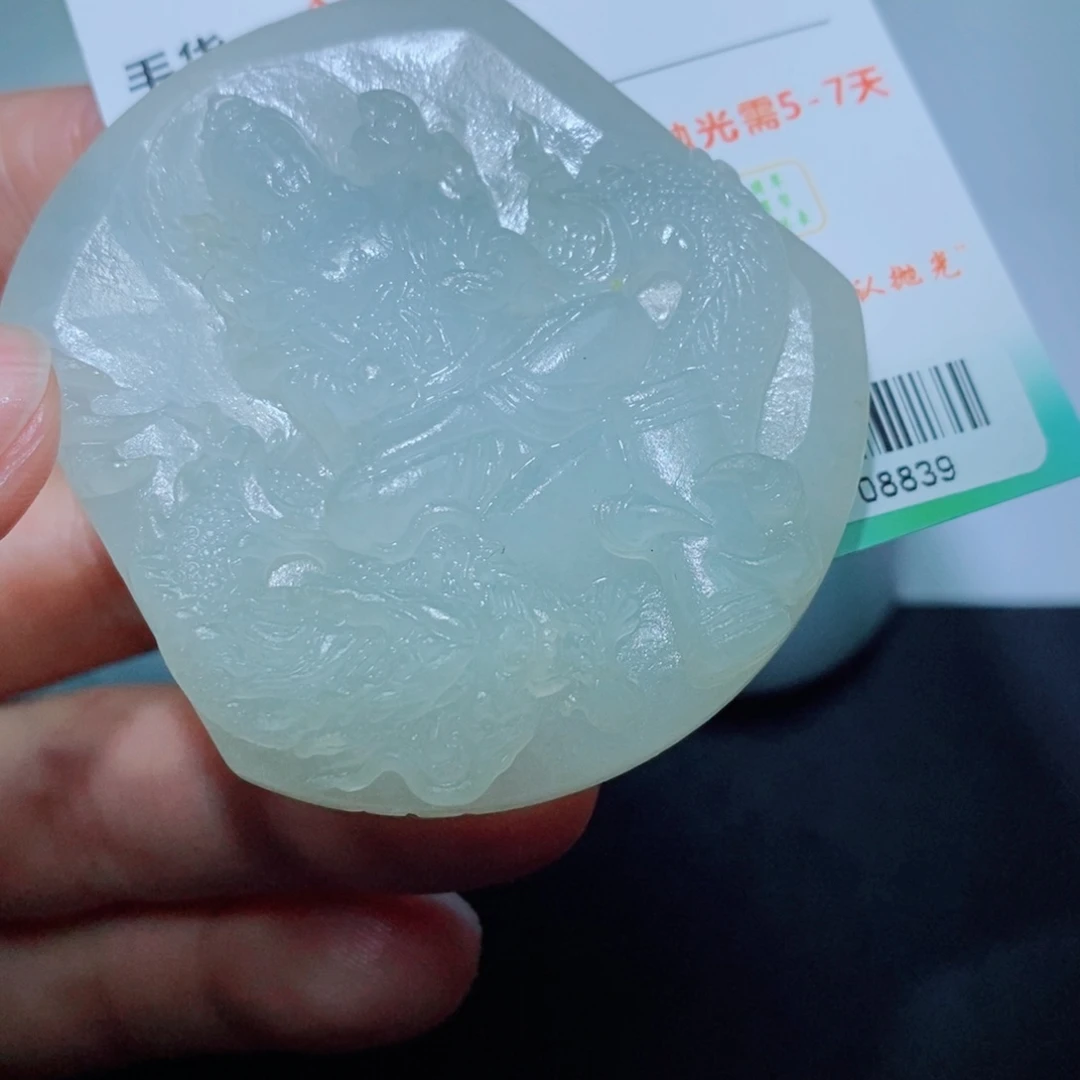 定制翡翠未镶嵌吊坠