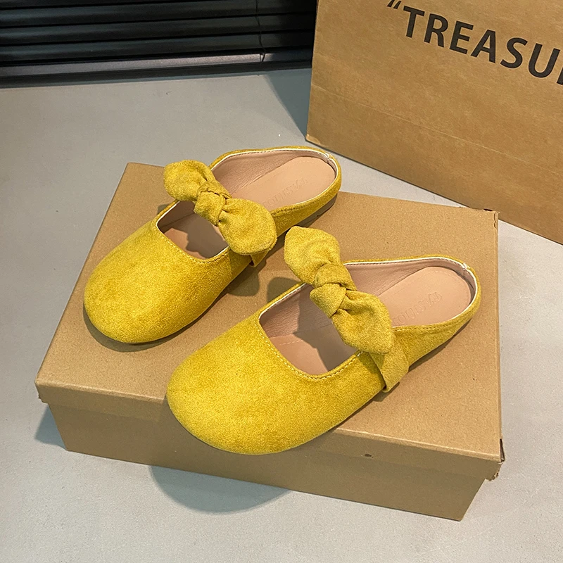 大码女鞋41到43宽胖脚鞋子夏新款凉鞋女外穿拖鞋平底包头半拖单鞋