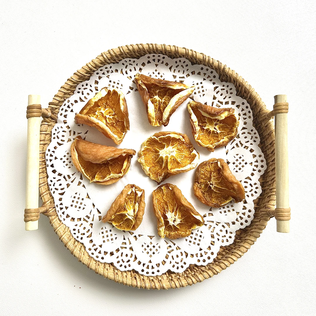 自制宠物狗狗零食烘干香橙片橙子片香橙鸡肉饼橙子鸡宠物训练比熊