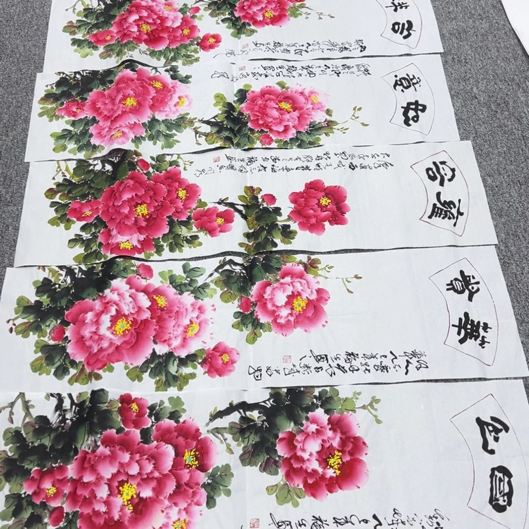 国画纯手工制作的一