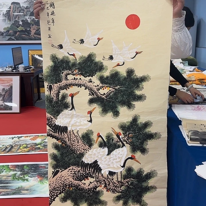 国画展示作作品展示