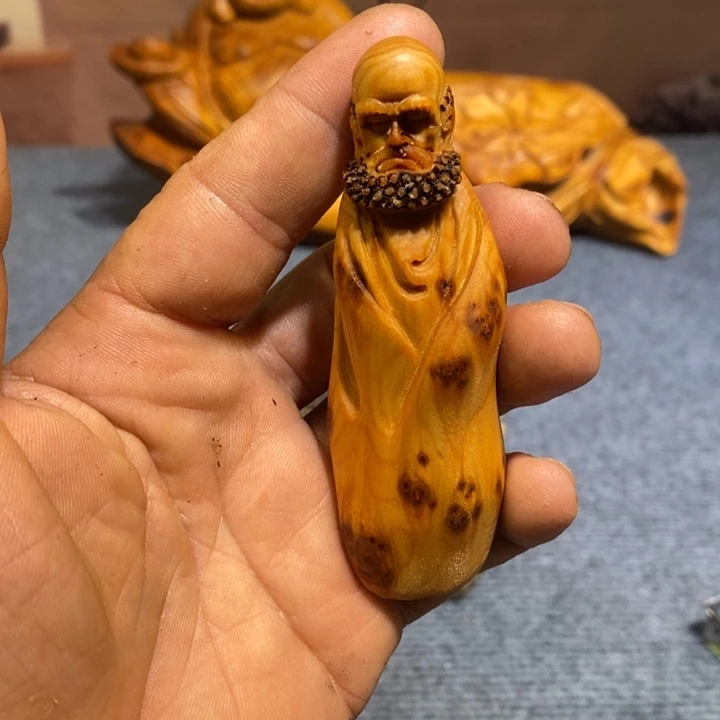 柏木（崖柏）木雕工艺品摆件家居手把件崖柏