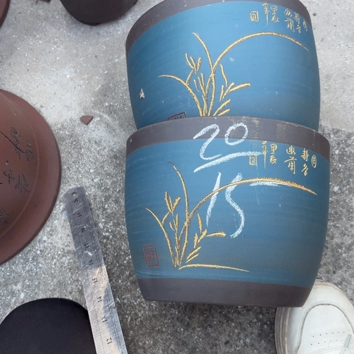 花盆紫砂紫砂的花