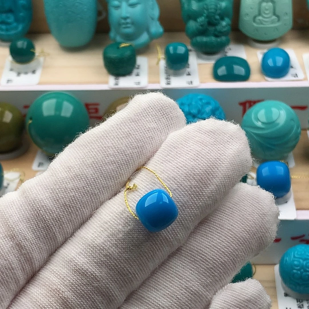 绿松石未镶嵌配饰8.8-8.6