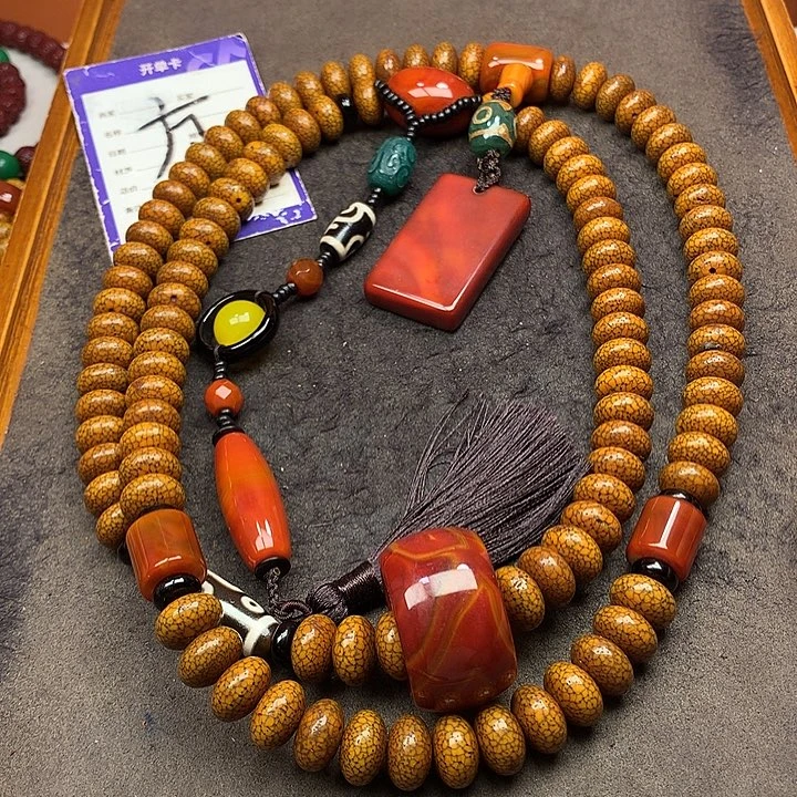 薄***夏吊坠星月菩提脖挂