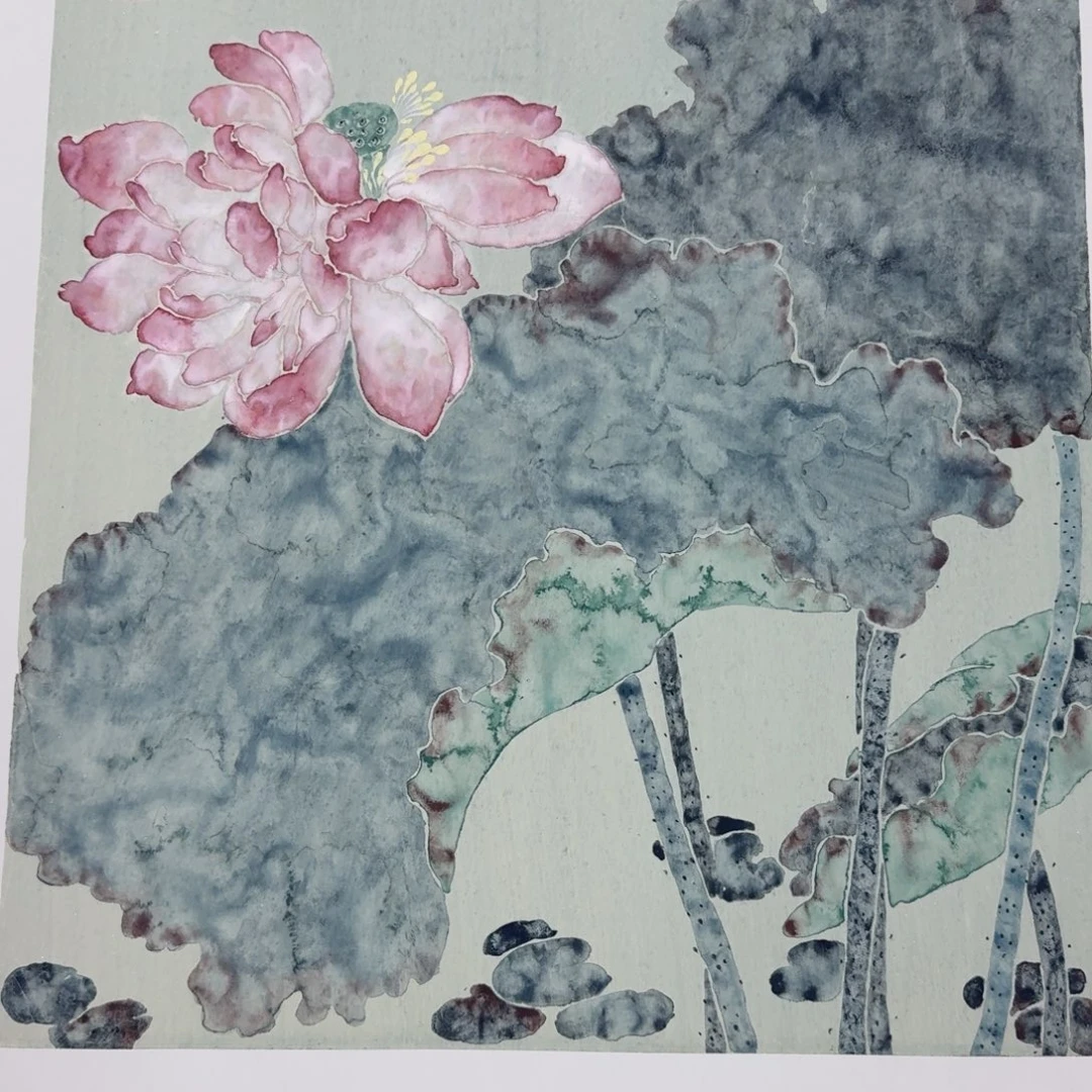 国画国画作品山水花鸟