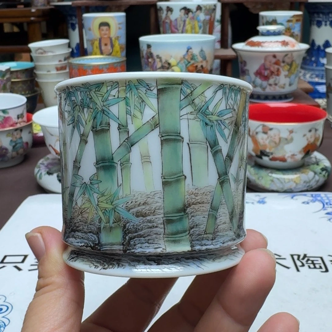 景德镇手工手绘展示
