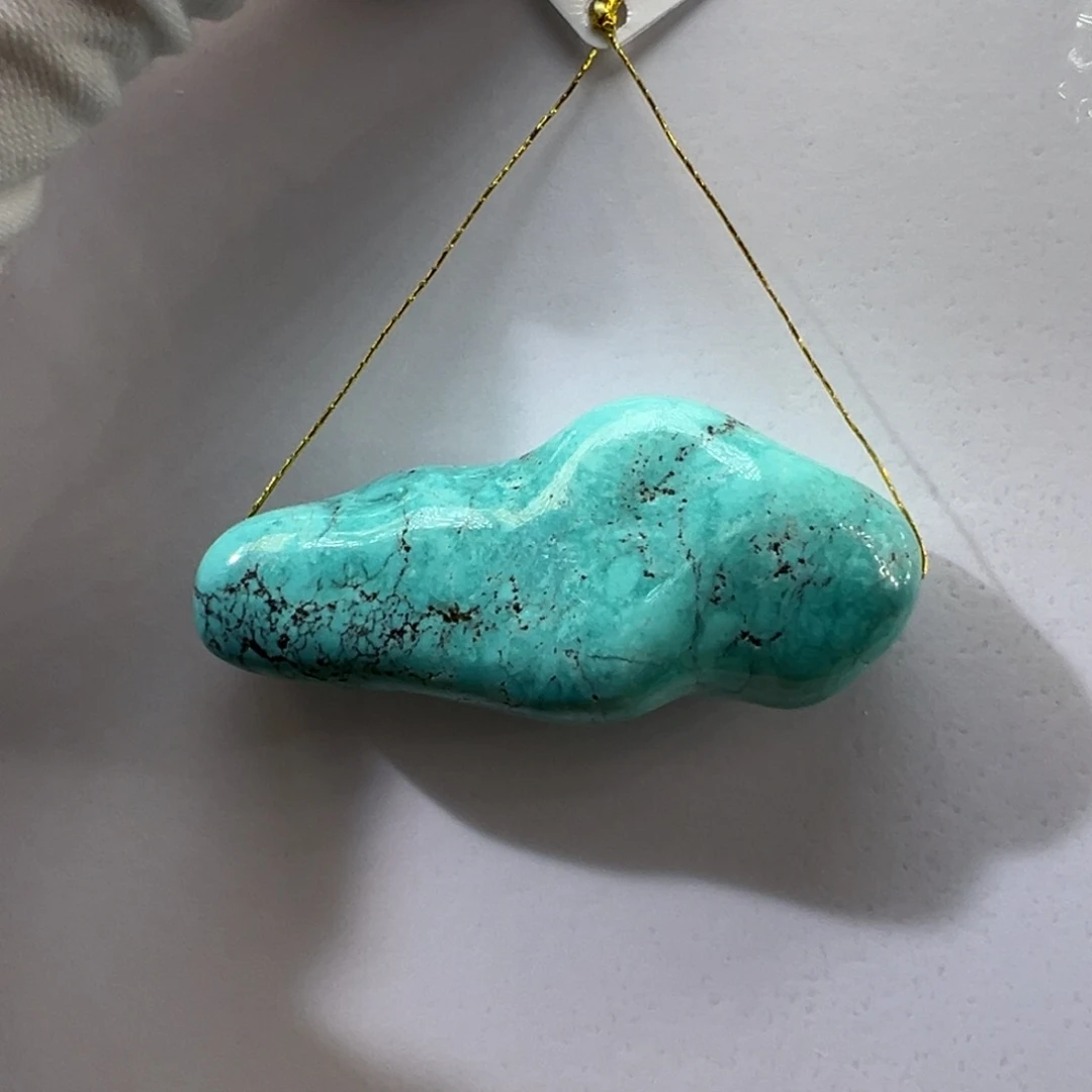 绿松石未镶嵌挂件
