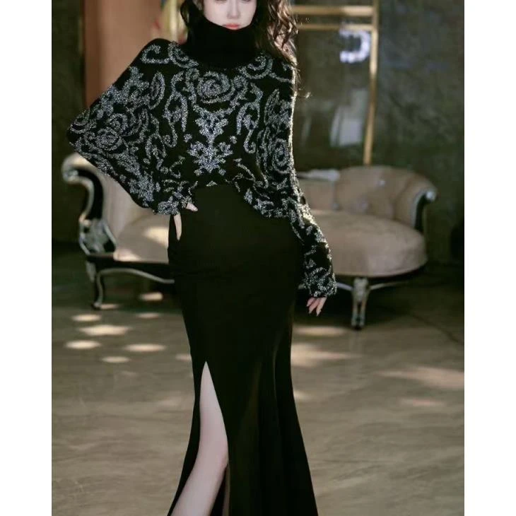 SEJI/瑟纪12.24【钻石玫瑰】法式重工气质时尚轻奢感上衣