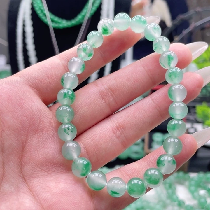 未镶嵌手串石英质玉（非洲翠）