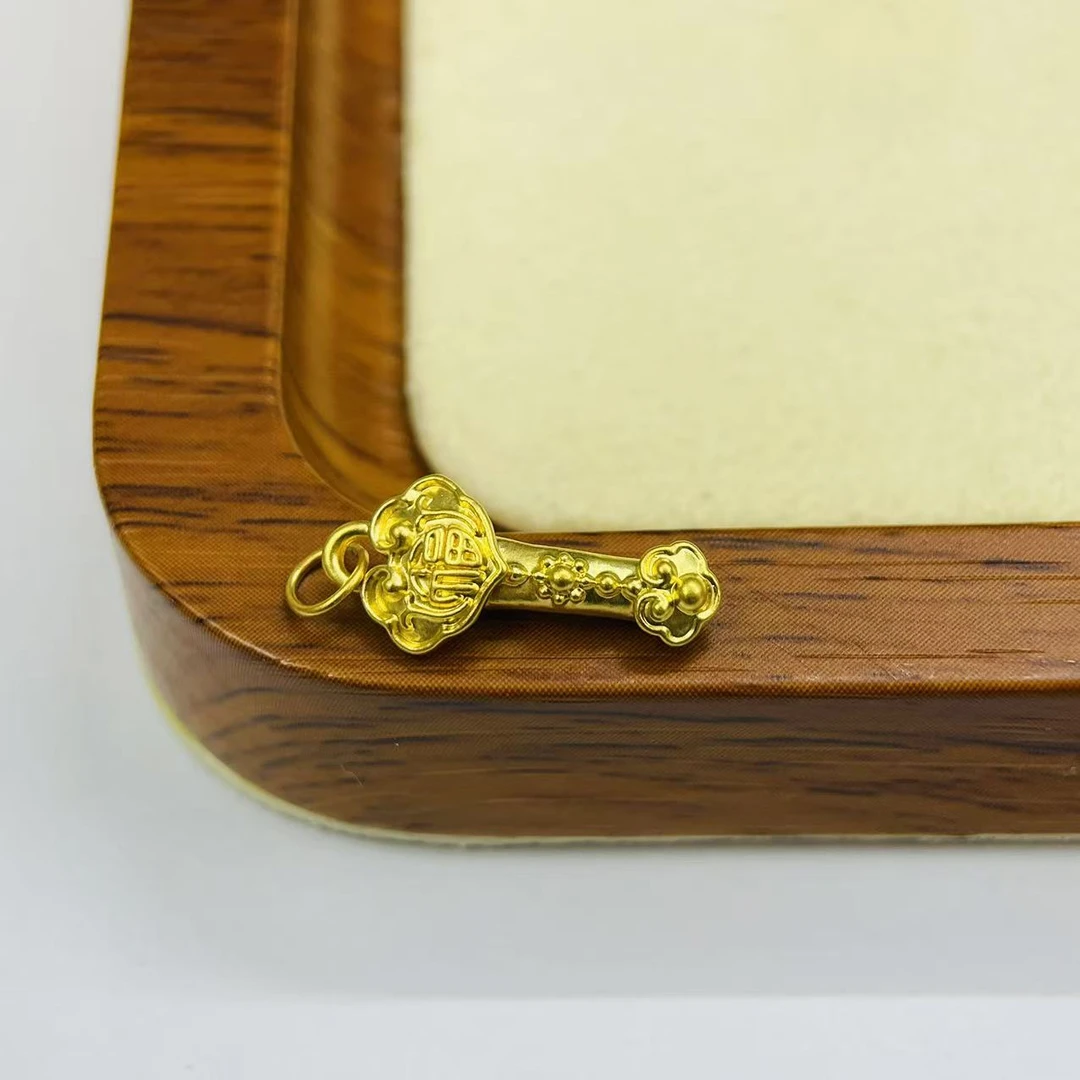金祥顺黄金足金999带环小如意DP1176