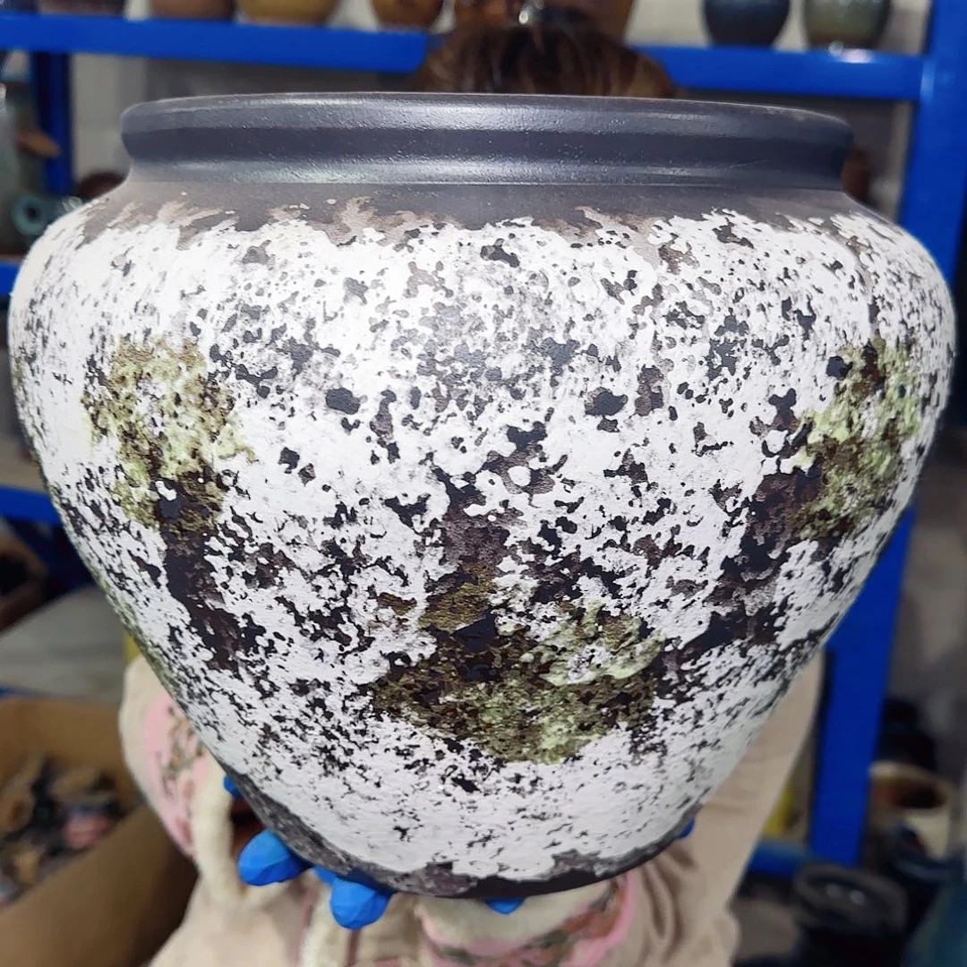 紫砂花盆高25口24