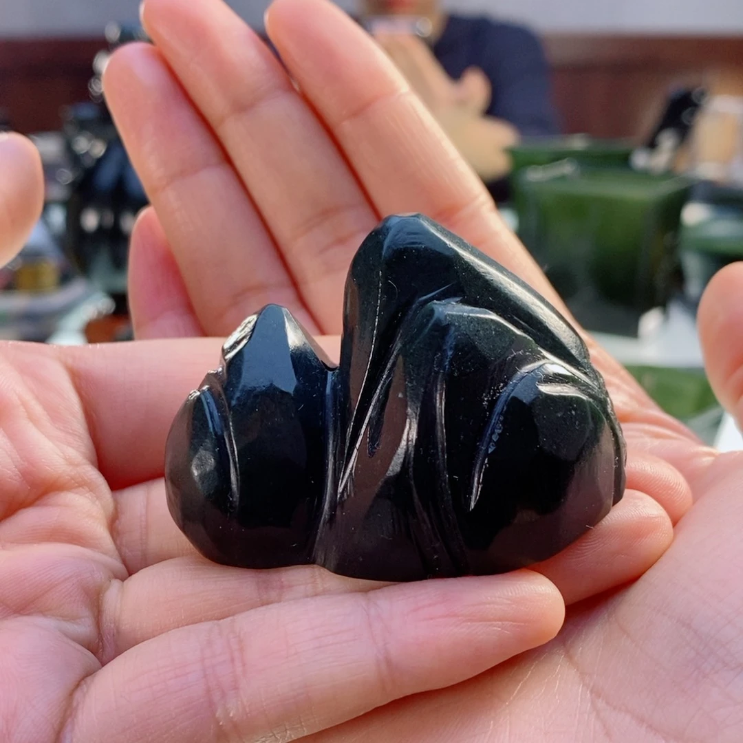 和田玉（青玉）挂件未镶嵌