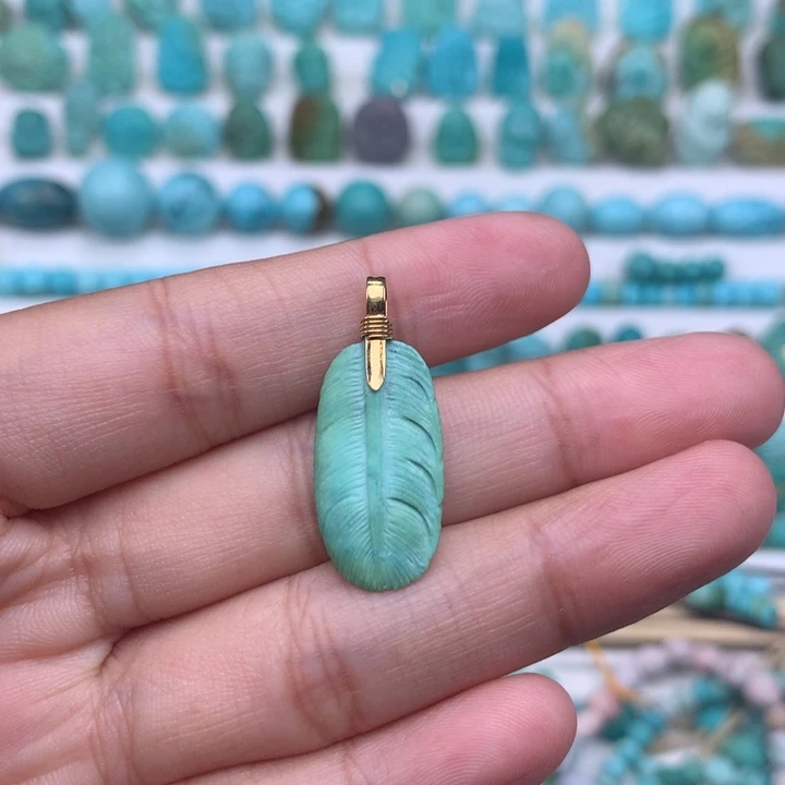 未镶嵌绿松石原矿绿松石系列