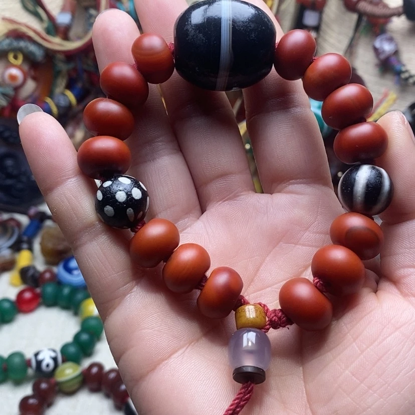 【闪购商品】玛瑙/玉髓手链未镶嵌阿*