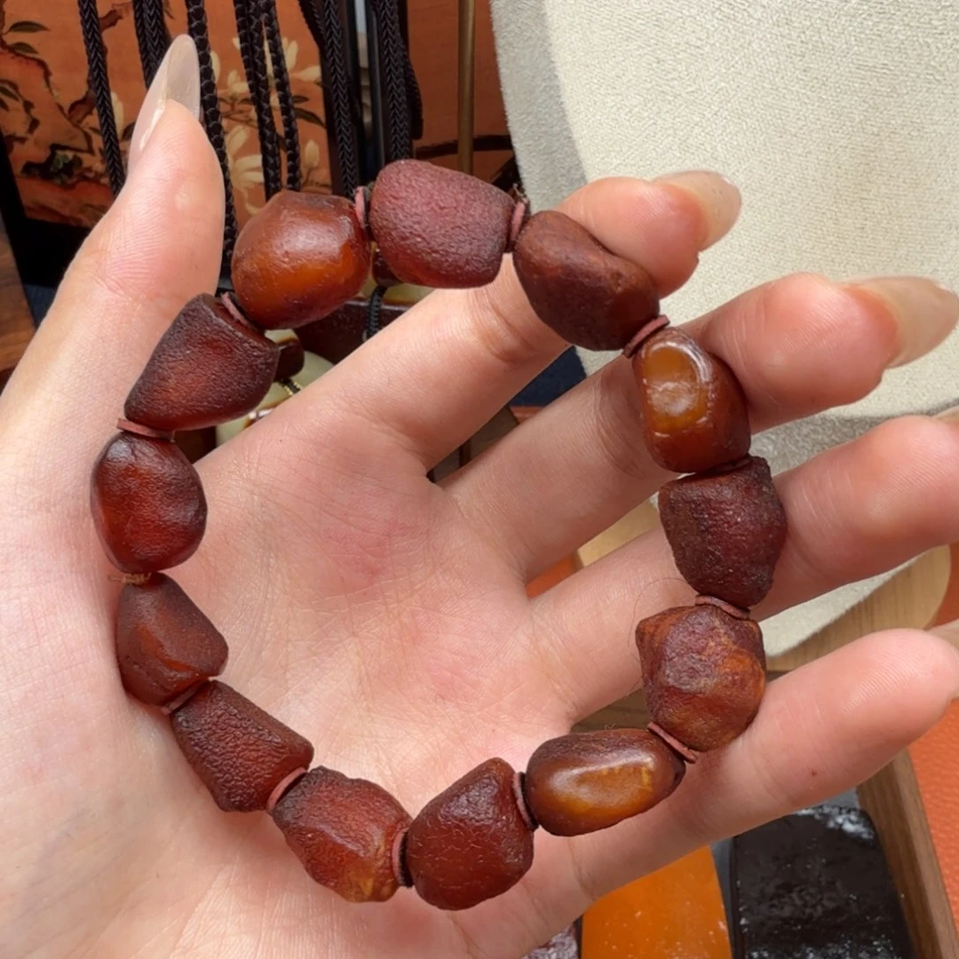 蜜蜡未镶嵌吊坠(赠链)