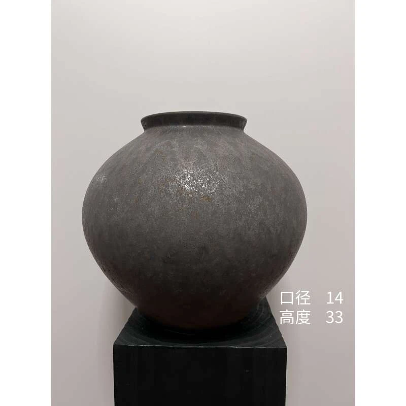 景德镇高温手工花瓶 内口径14 高度33