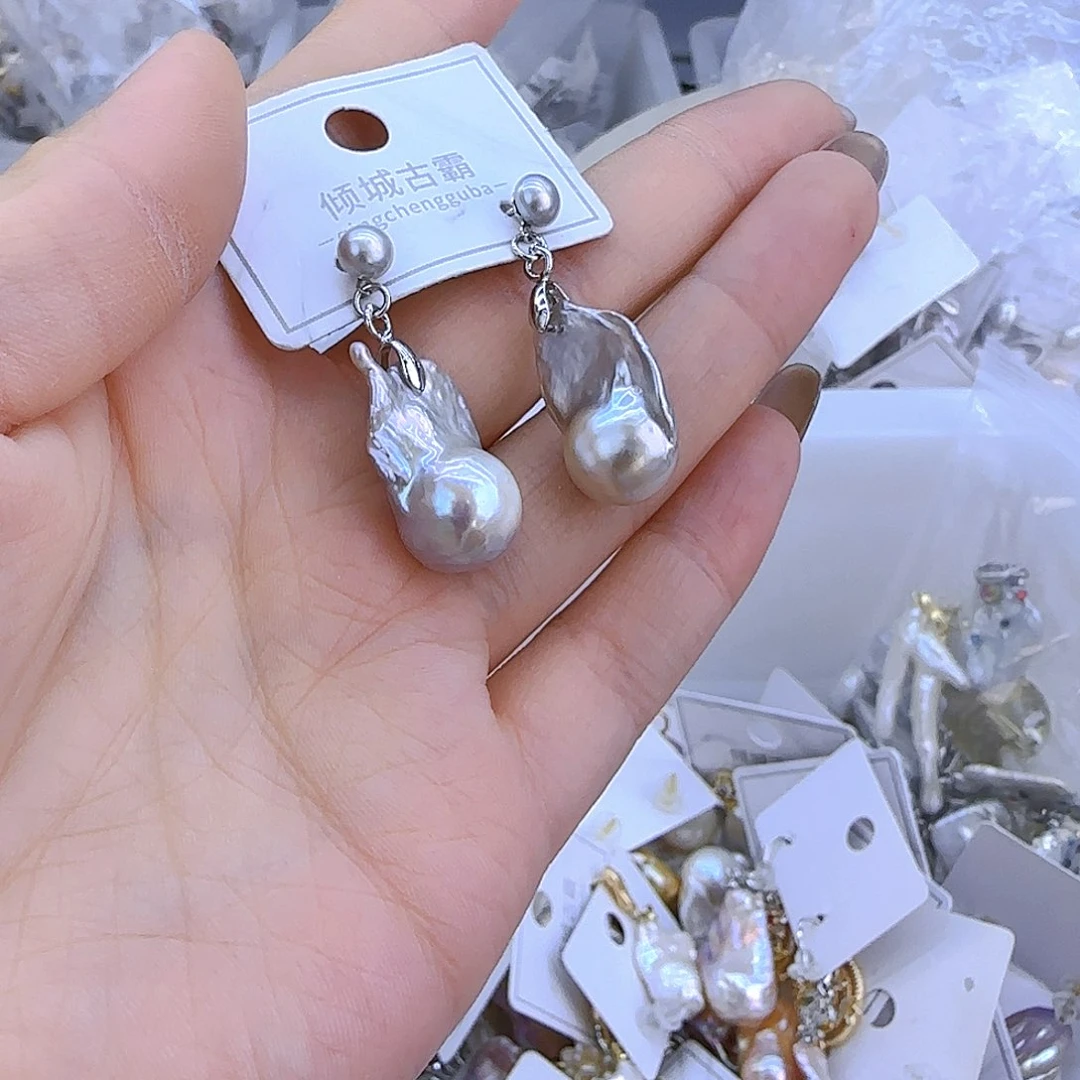 银S925镶嵌项链定制多样性发货发其一517淡水珍珠